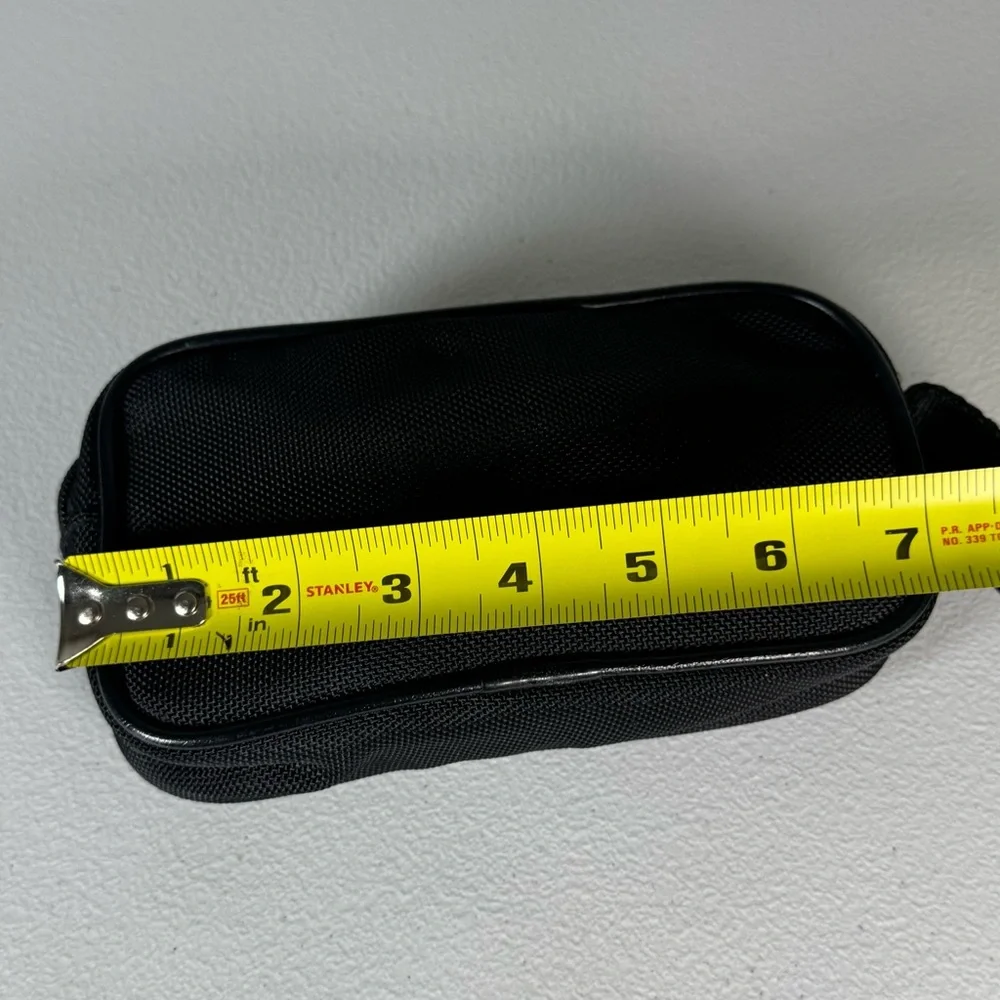 Ermenegildo Zegna Black Toiletry Bag.